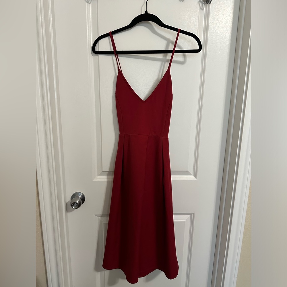 Red Strappy Dress